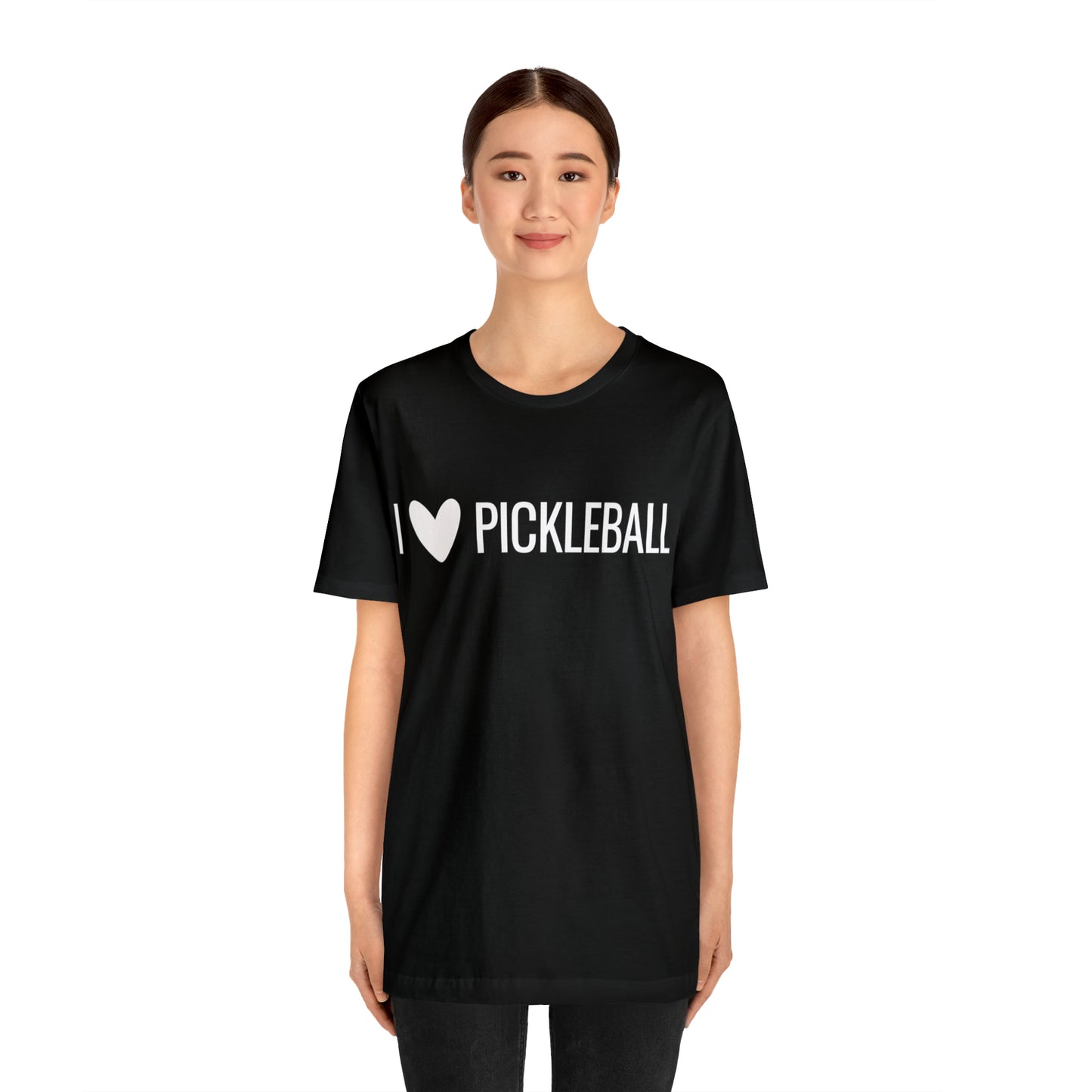 I Heart Pickleball Bella+Canvas