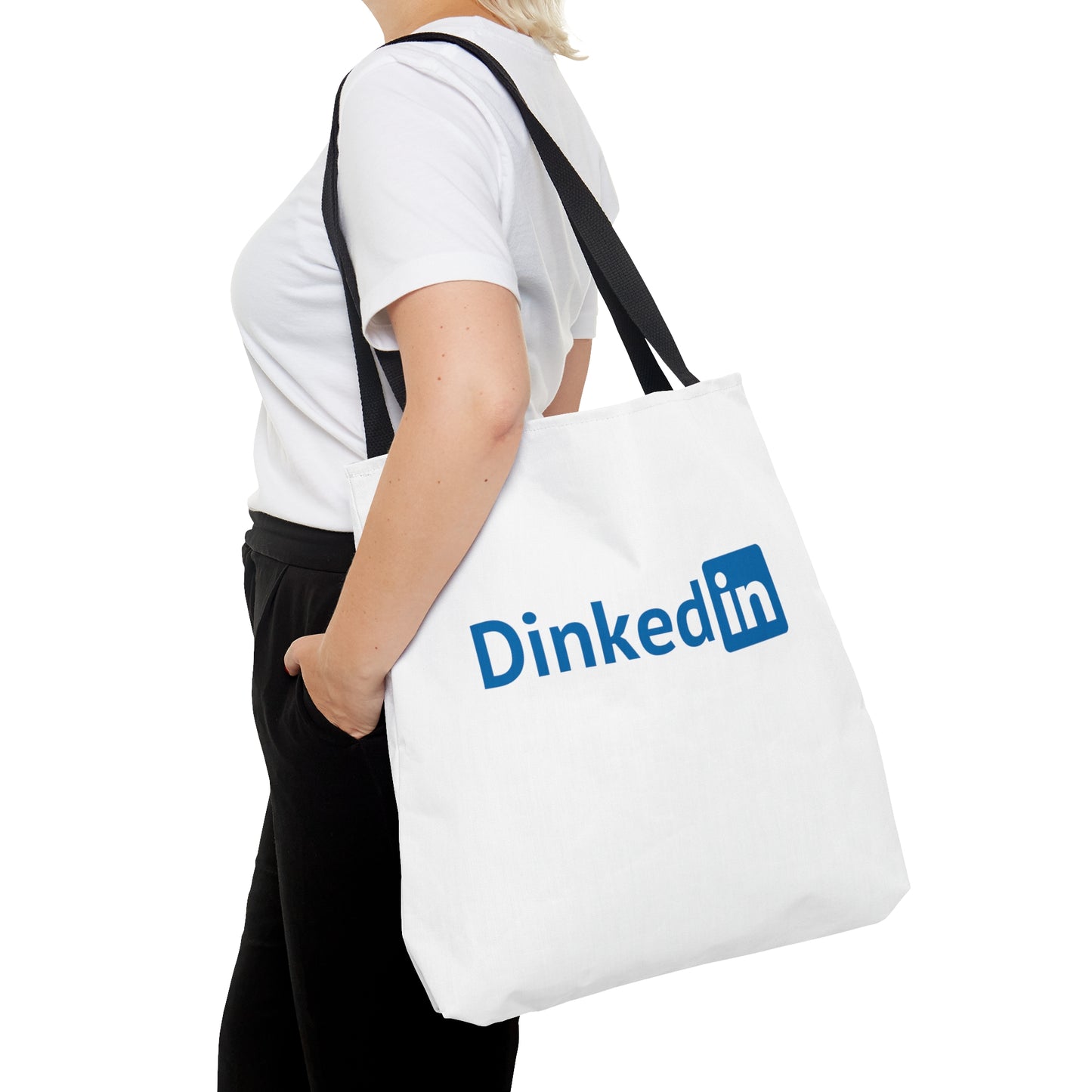 Dinkedin Color Imprint. Tote Bag