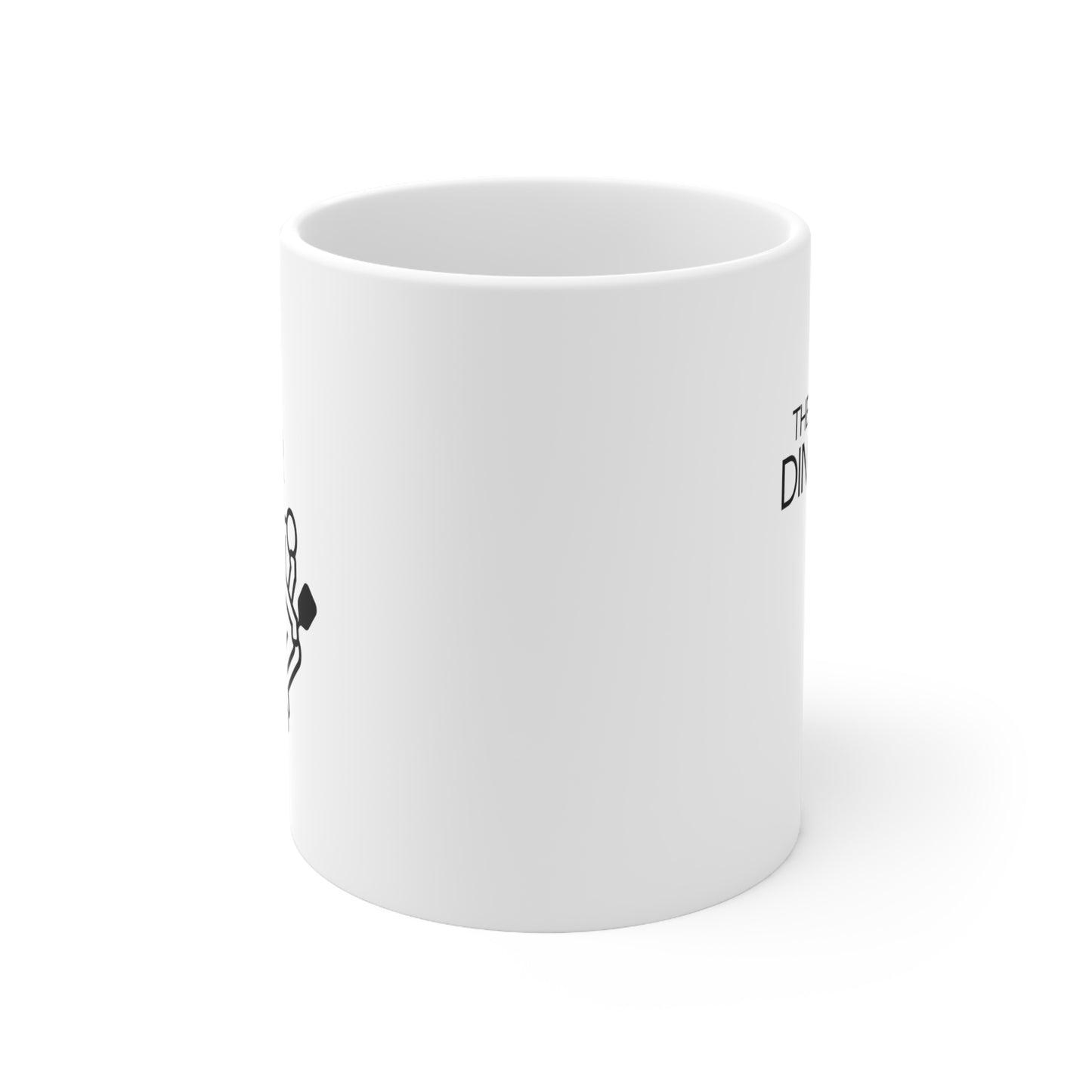 The Dinker 11 Oz White Coffee Mug