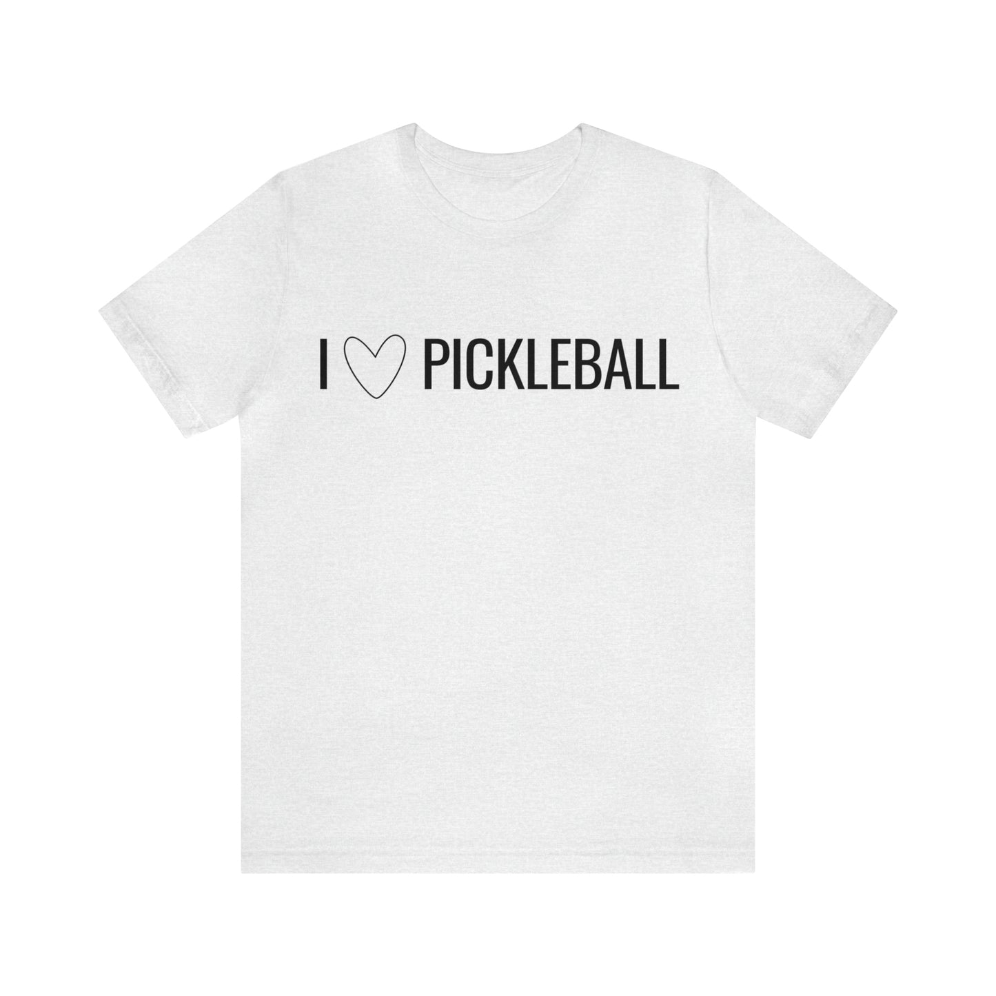 I Heart Pickleball Bella+Canvas