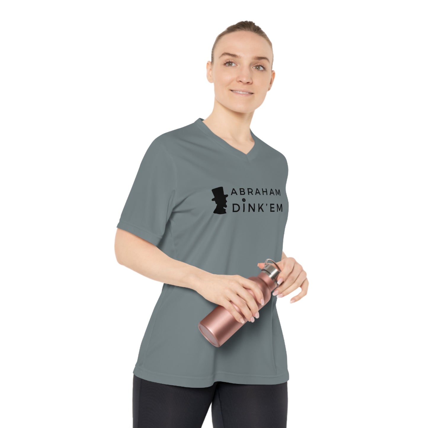 Abraham Dink'Em Women's Performance V-Neck