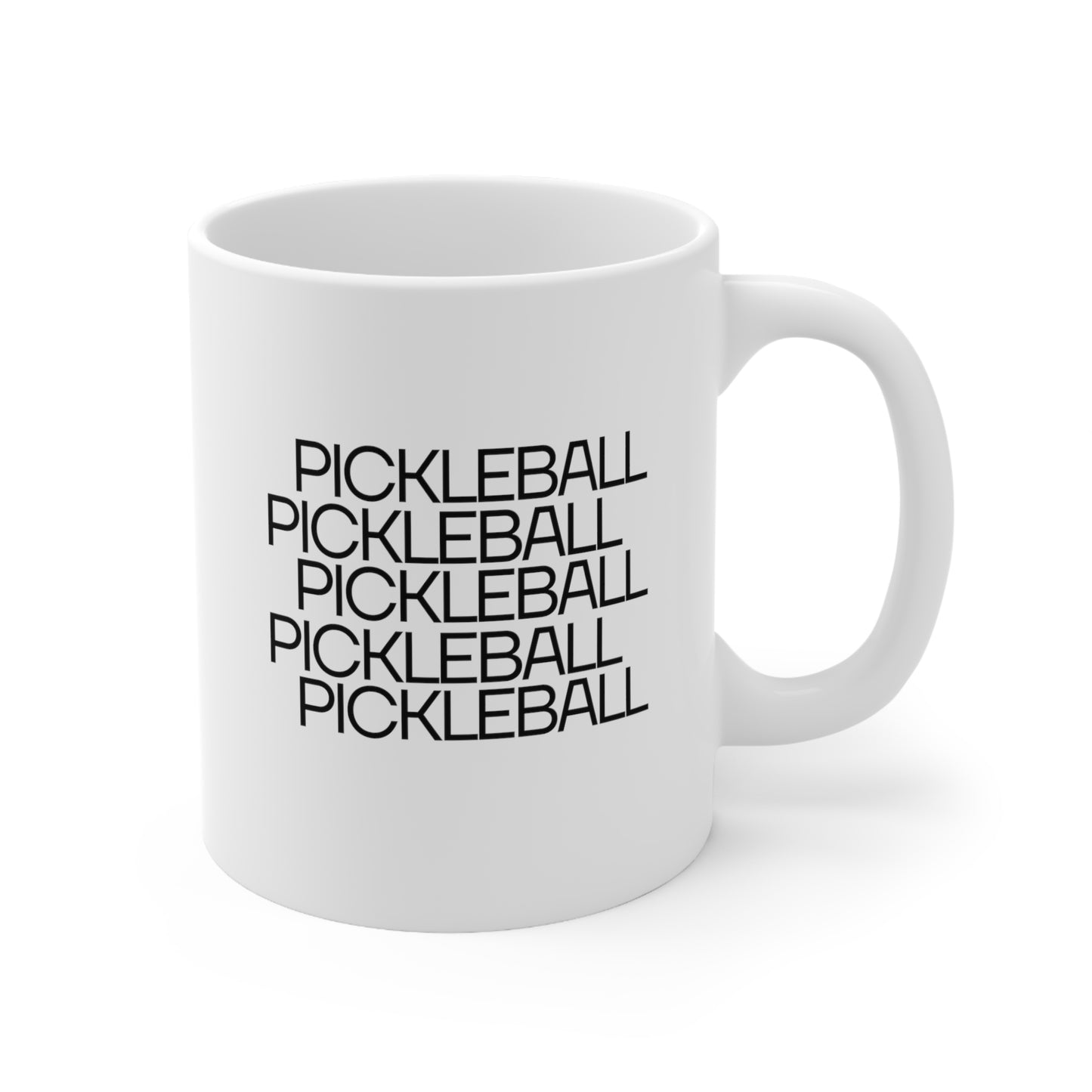 Pickleball Pickleball Pickleball Pickleball 11 Oz White Coffee Mug