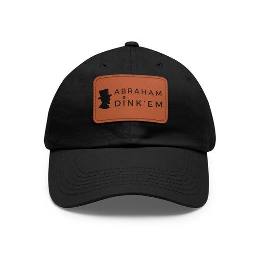 Abraham Dink'Em Baseball Cap with Leather Patch