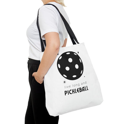 Live Long And Pickleball Tote Bag