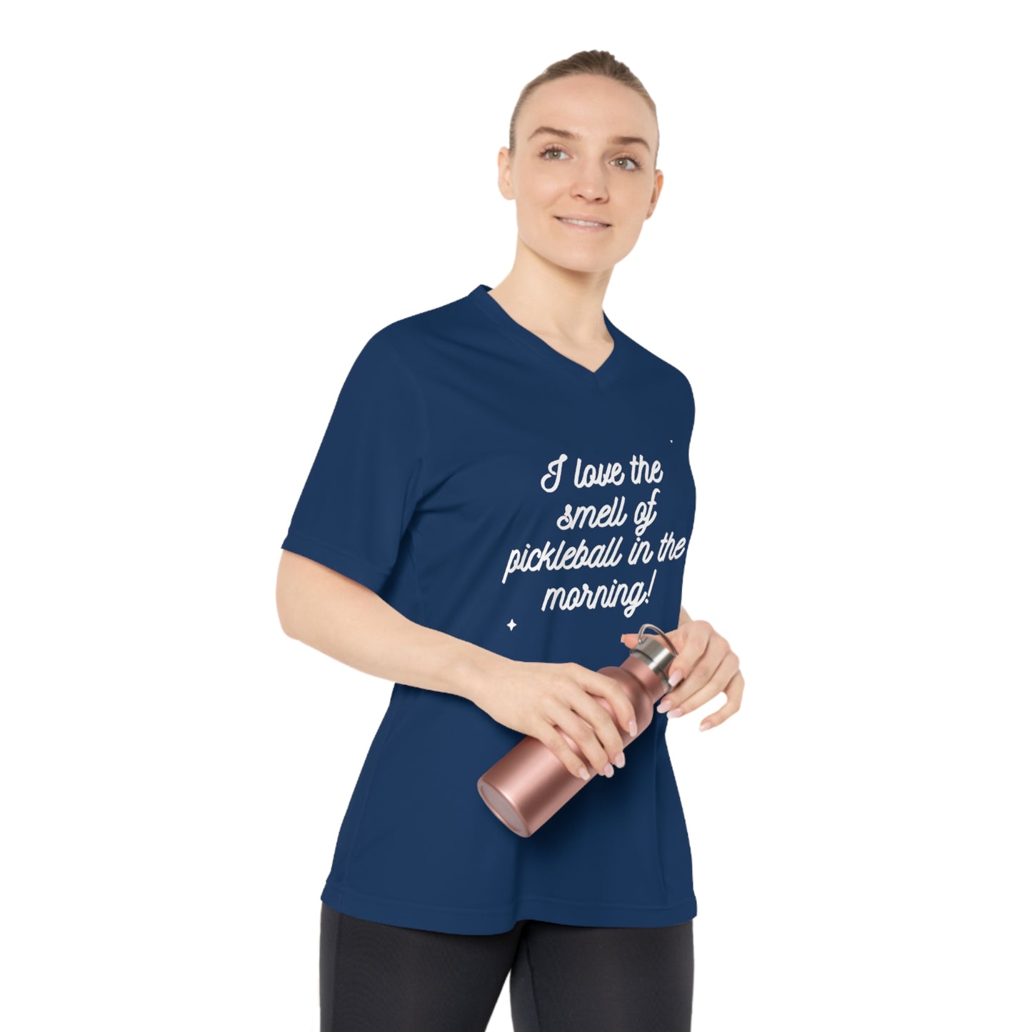 I Love The Smell Of Pickleball In The Morning Women's Performance V-Neck