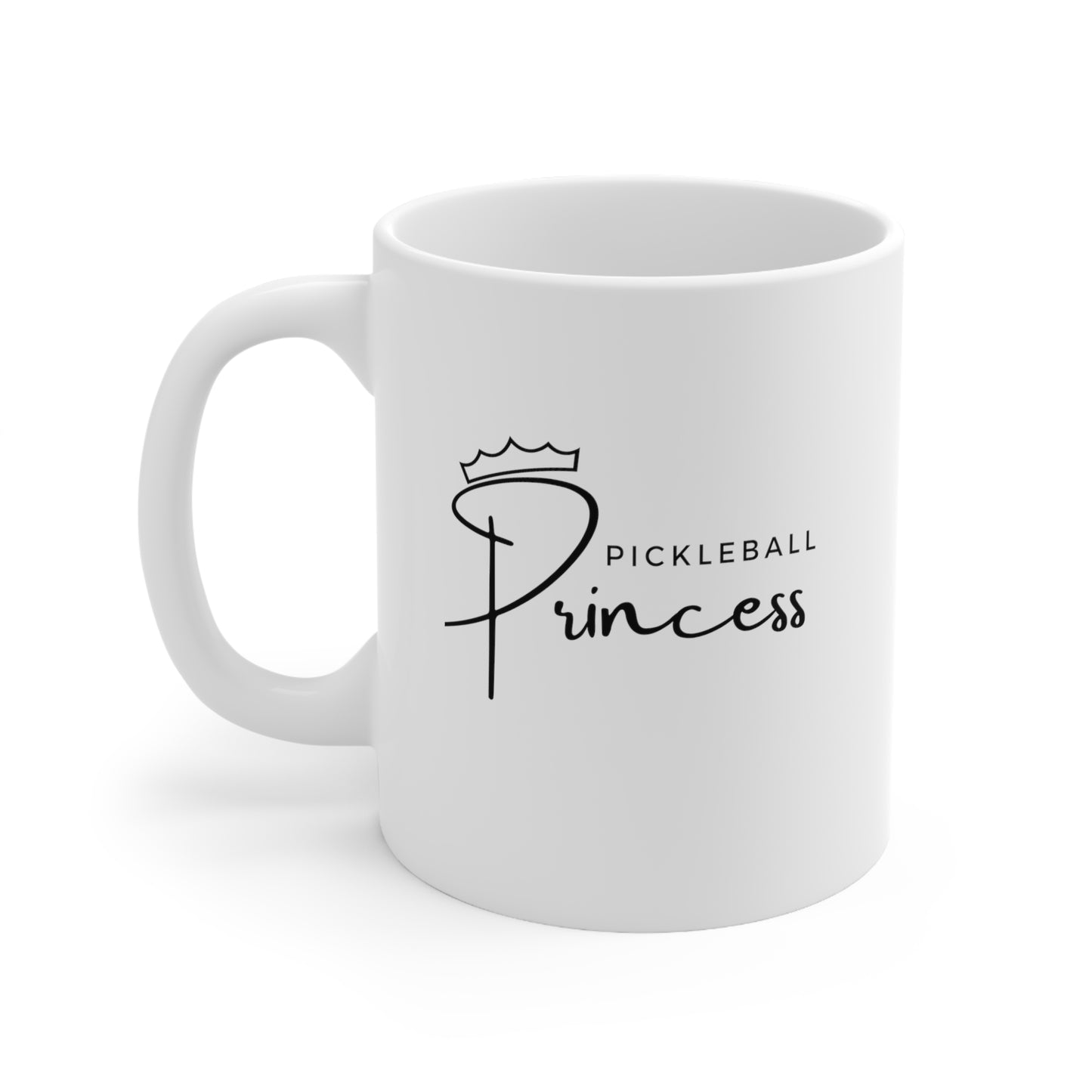 Pickleball Princess 11 Oz White Coffee Mug