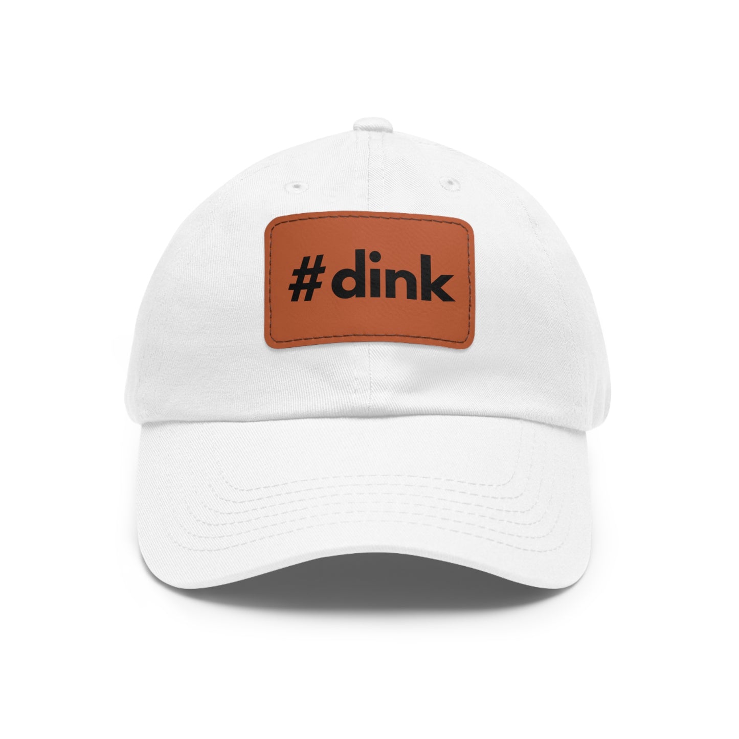 #dink Baseball Cap with Leather Patch