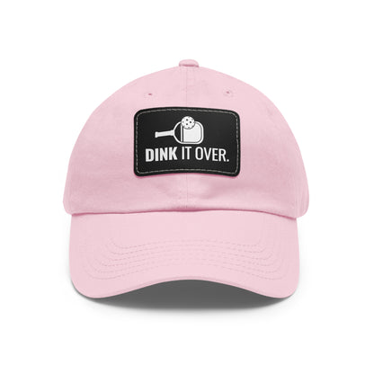 Dink It Over Baseball Cap with Leather Patch