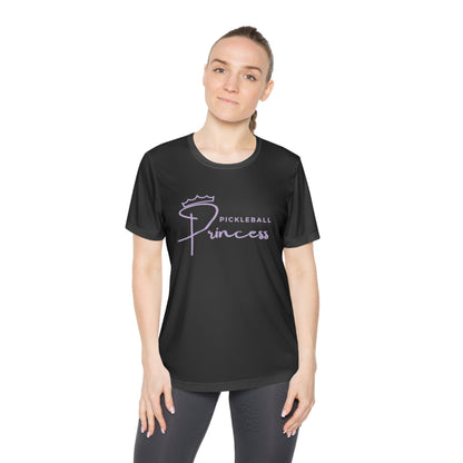 Pickleball Princess Purple Imprint. Women's Moisture Wicking
