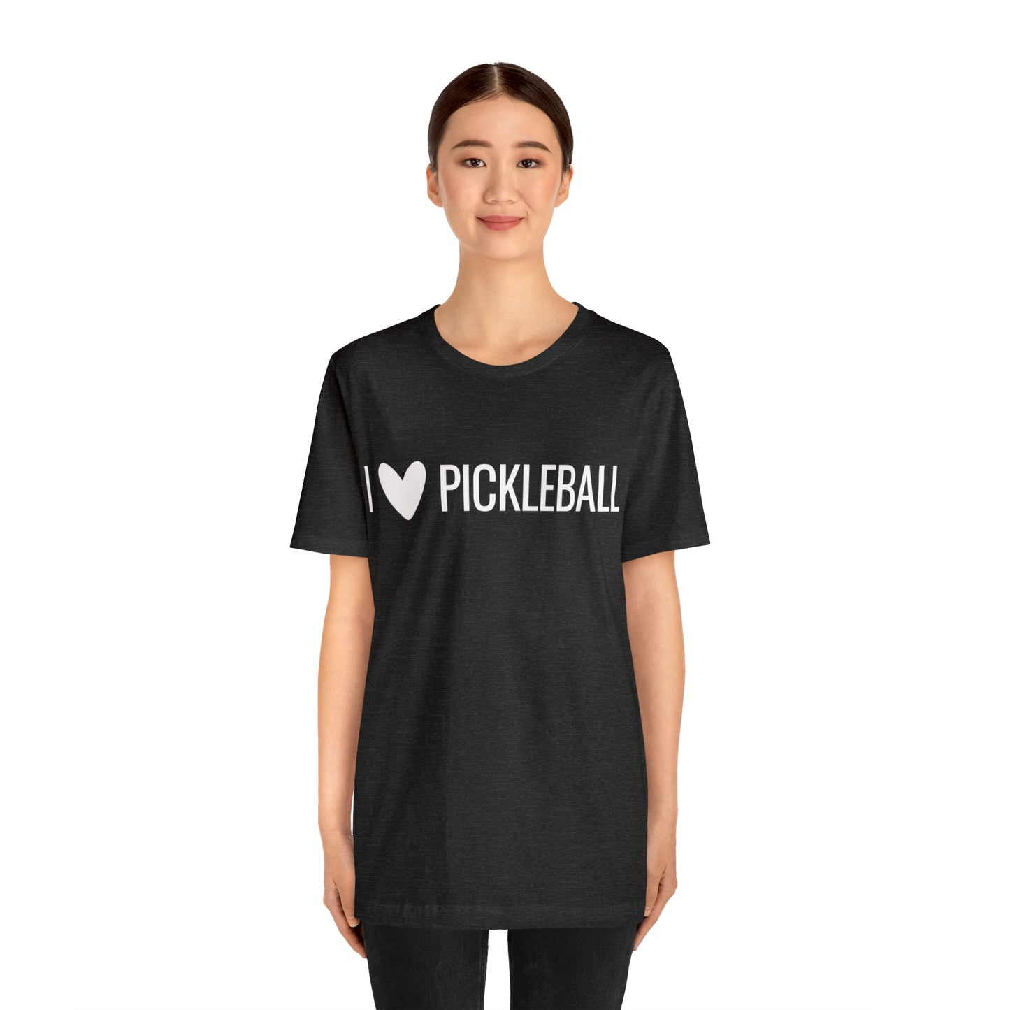 I Heart Pickleball Bella+Canvas