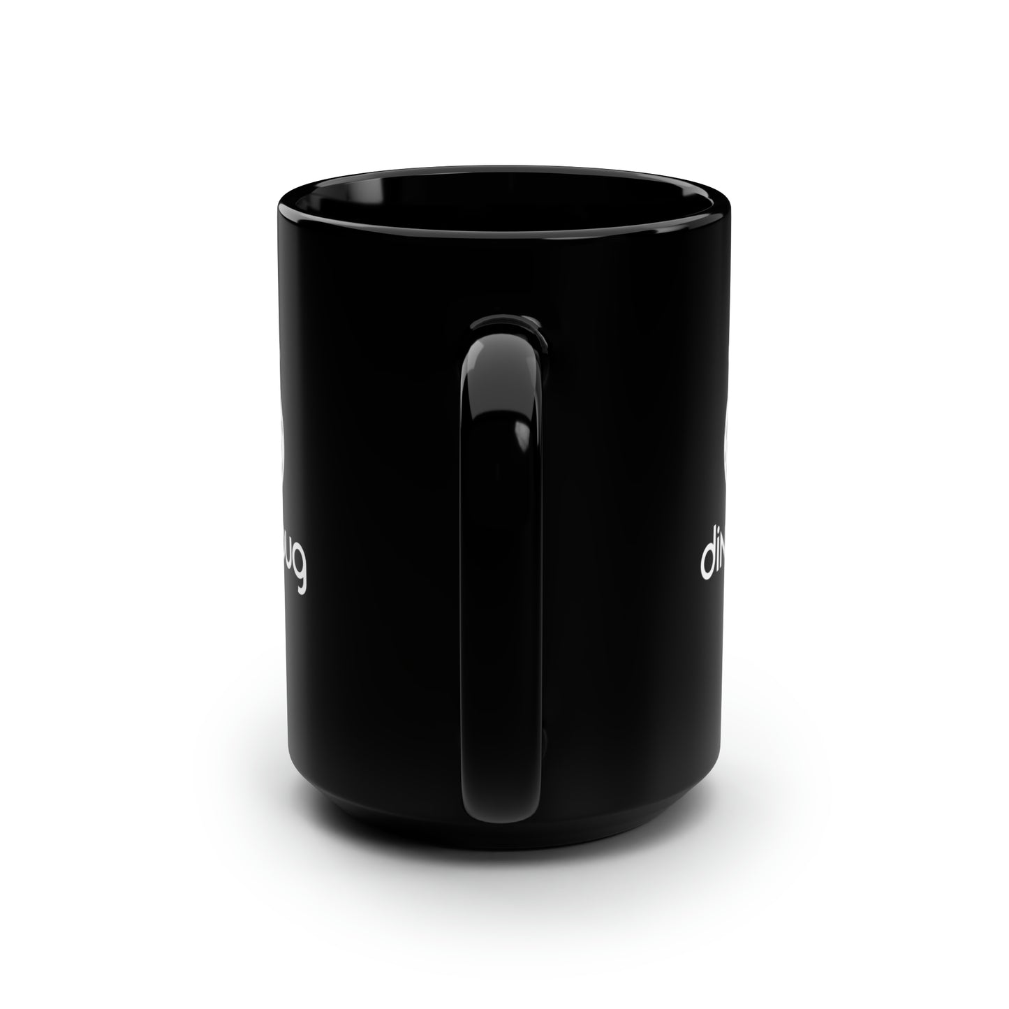 dink bug 15 Oz Black Coffee Mug