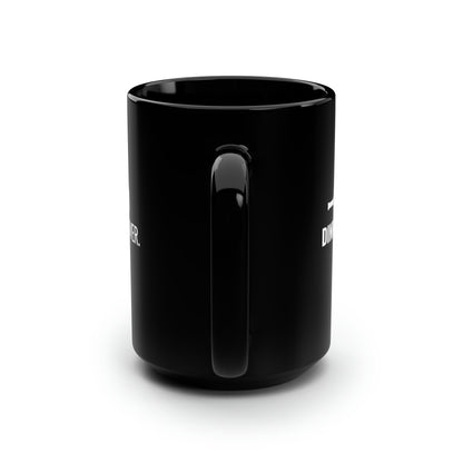 Dink It Over 15 Oz Black Coffee Mug