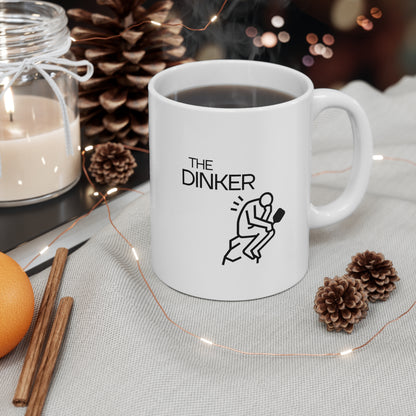 The Dinker 11 Oz White Coffee Mug