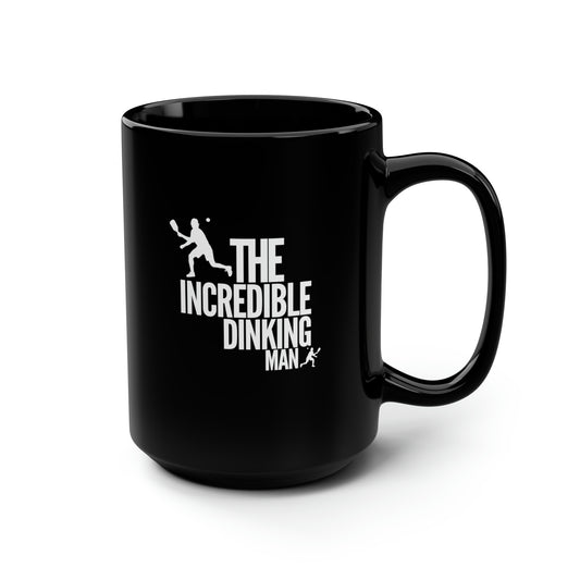 The Incredible Dinking Man 15 Oz Black Coffee Mug