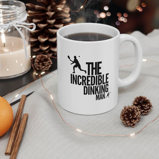 The Incredible Dinking Man 11 Oz White Coffee Mug