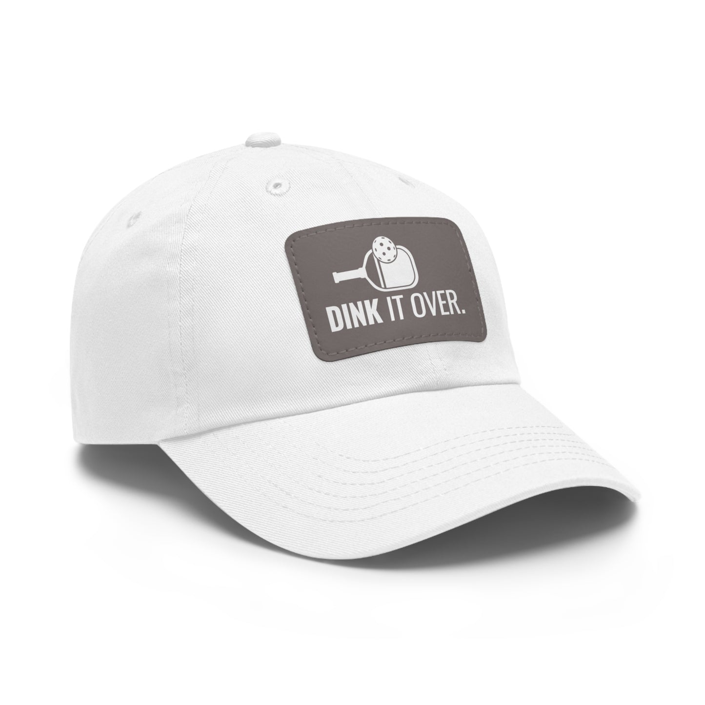 Dink It Over Baseball Cap with Leather Patch