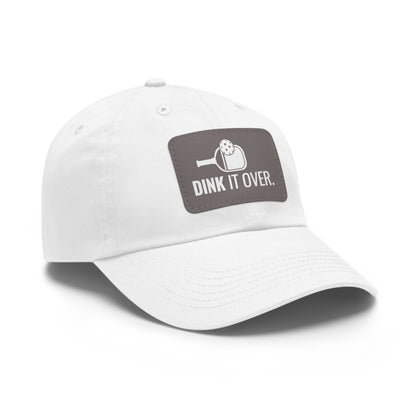 Dink It Over Baseball Cap with Leather Patch