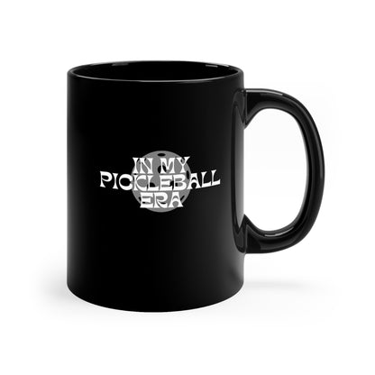 In My Pickleball Era 11 Ounce Black Coffee Mug