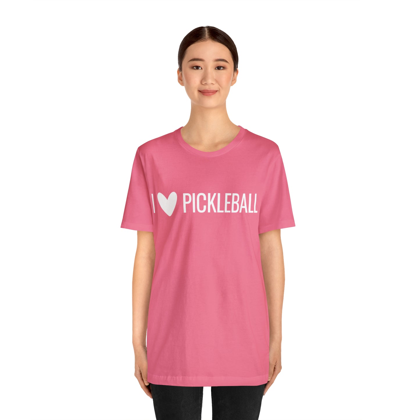 I Heart Pickleball Bella+Canvas