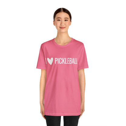 I Heart Pickleball Bella+Canvas