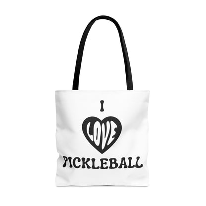 I Love Pickleball Tote Bag