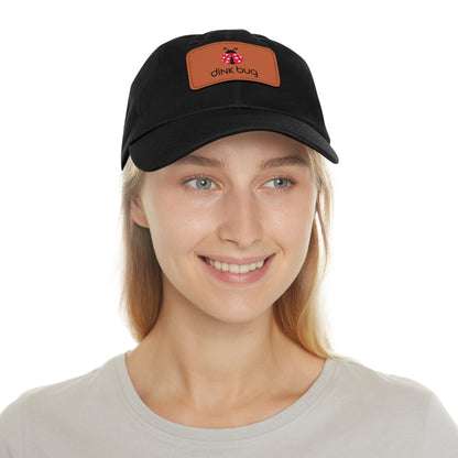 Dink Bug Baseball Cap with Leather Patch