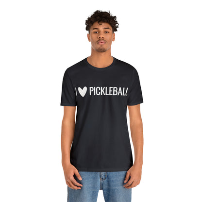 I Heart Pickleball Bella+Canvas