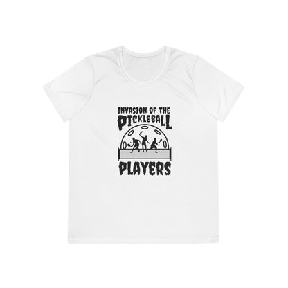 Invasion of the Pickleball Players Women's Moisture Wicking