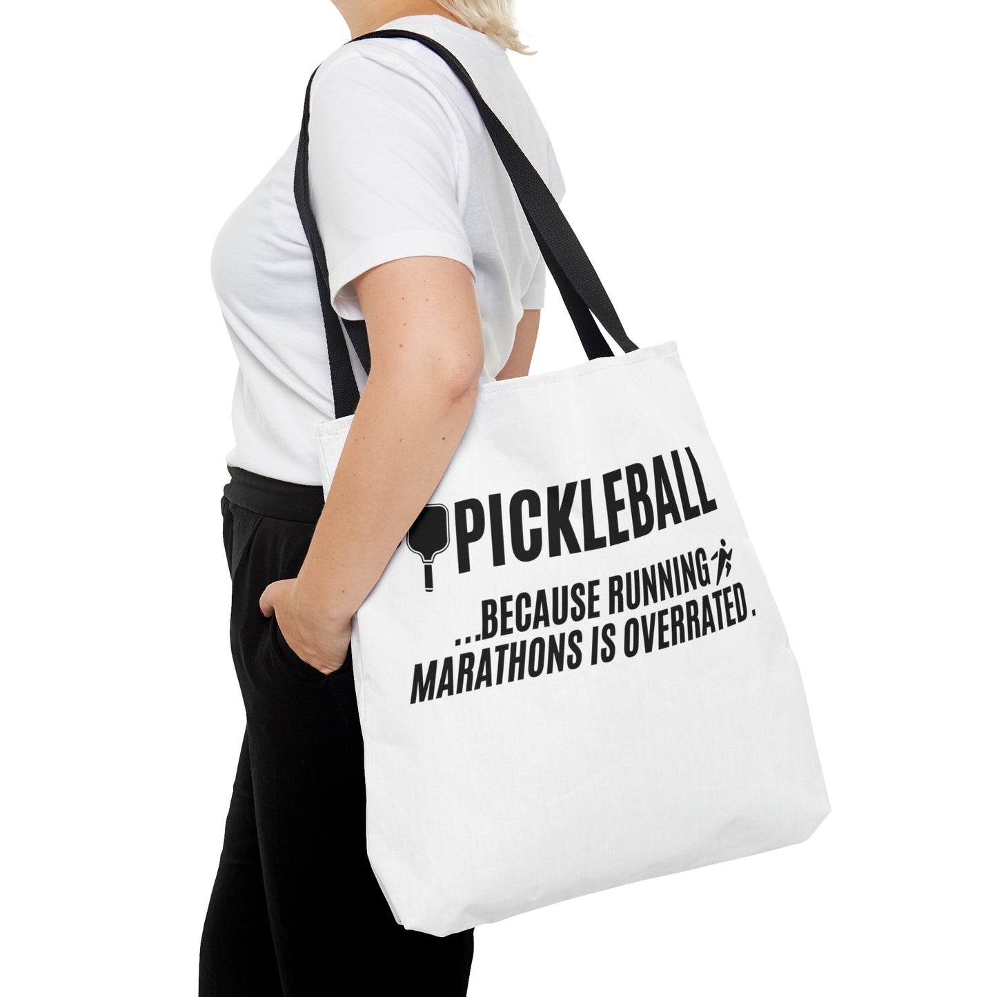 Pickleball...Because Running Marathons Is Overrated Tote Bag