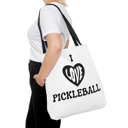 I Love Pickleball Tote Bag