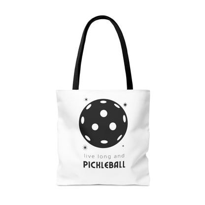 Live Long And Pickleball Tote Bag