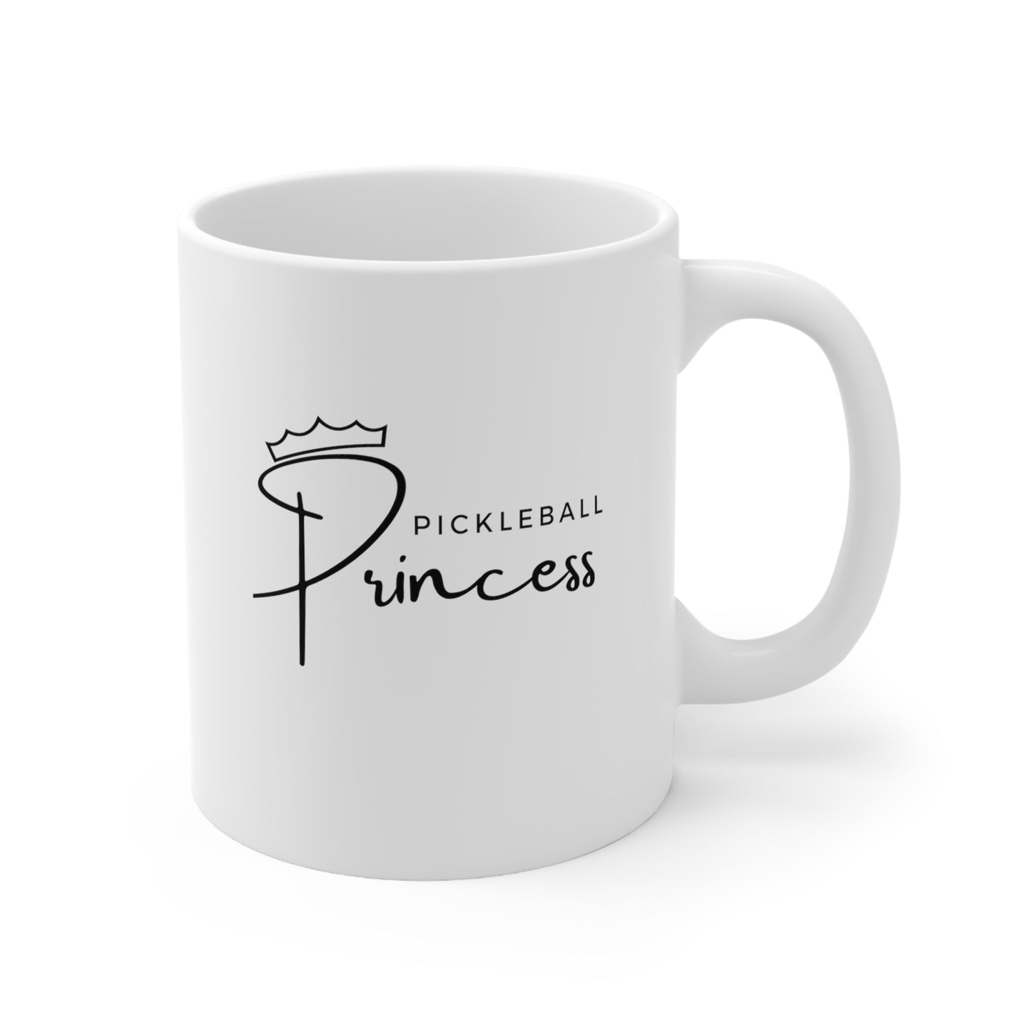 Pickleball Princess 11 Oz White Coffee Mug