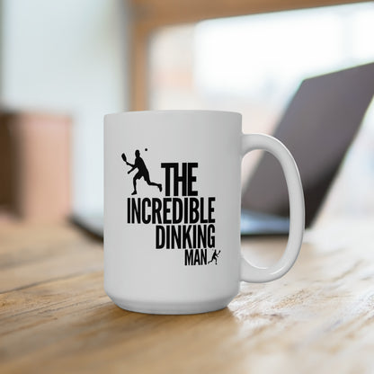 The Incredible Dinking Man 15 Oz White Coffee Mug