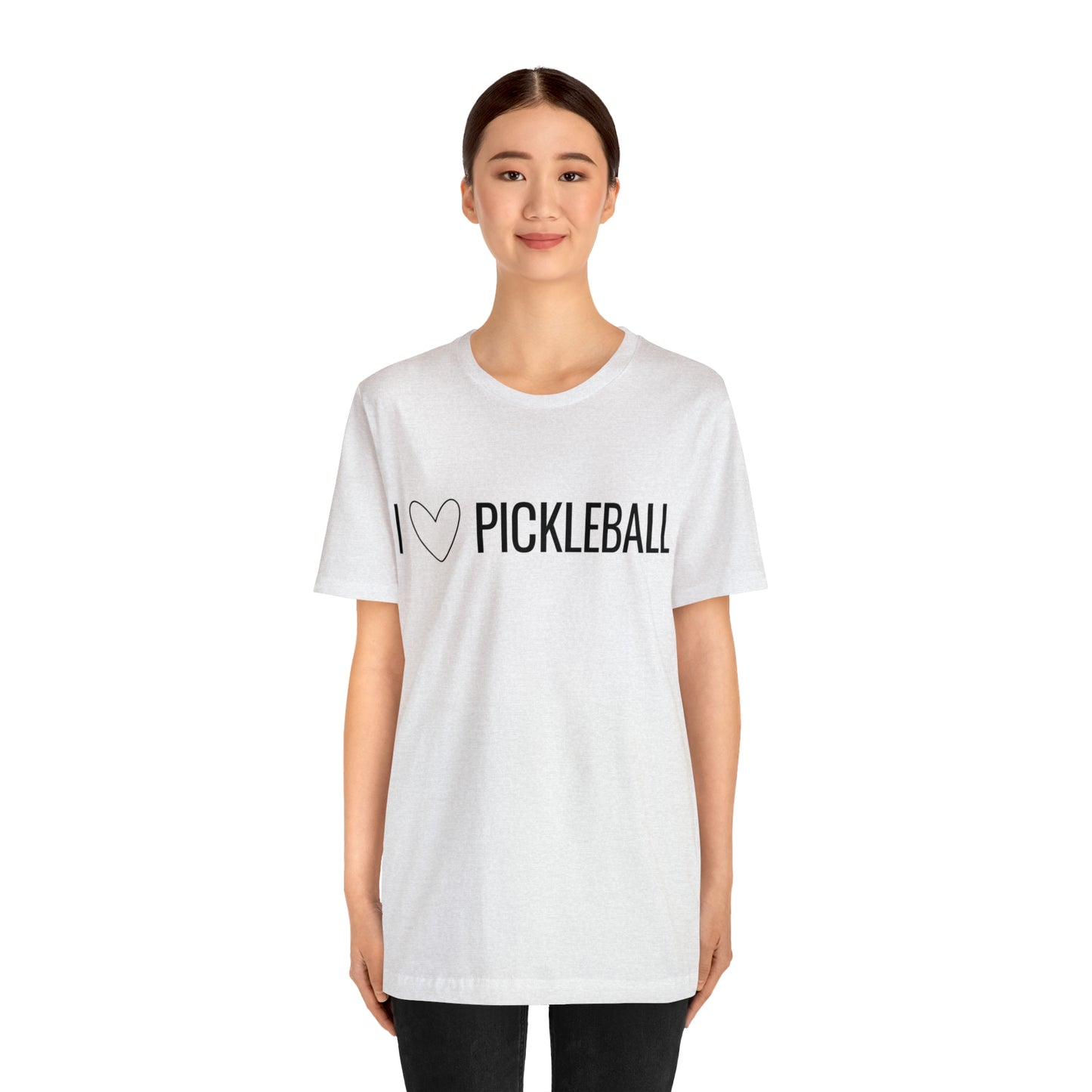 I Heart Pickleball Bella+Canvas