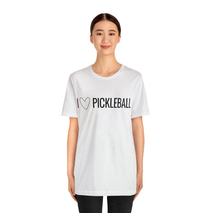 I Heart Pickleball Bella+Canvas