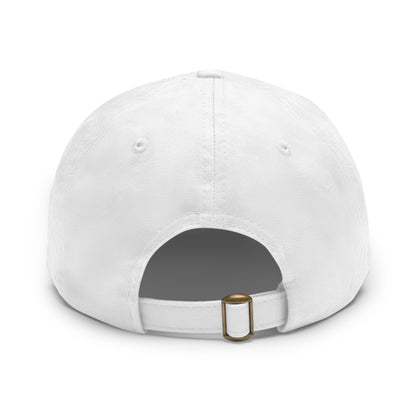 Pickleball?  Of Course! Baseball Cap with Leather Patch