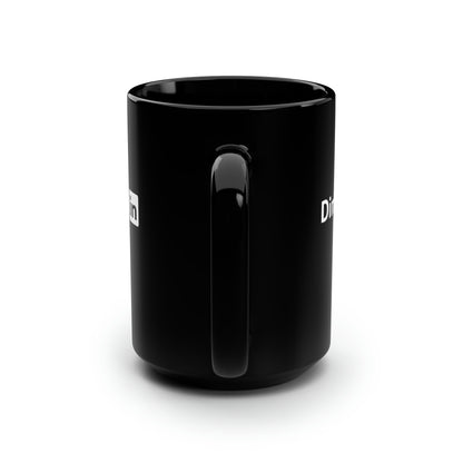 Dinkedin 15 Oz Black Coffee Mug