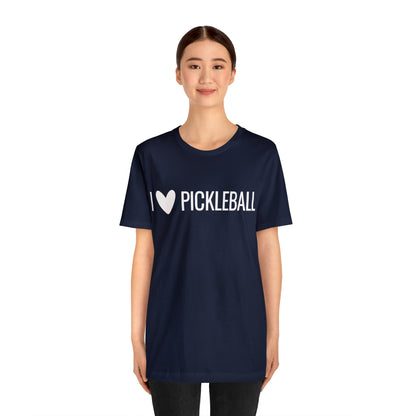 I Heart Pickleball Bella+Canvas