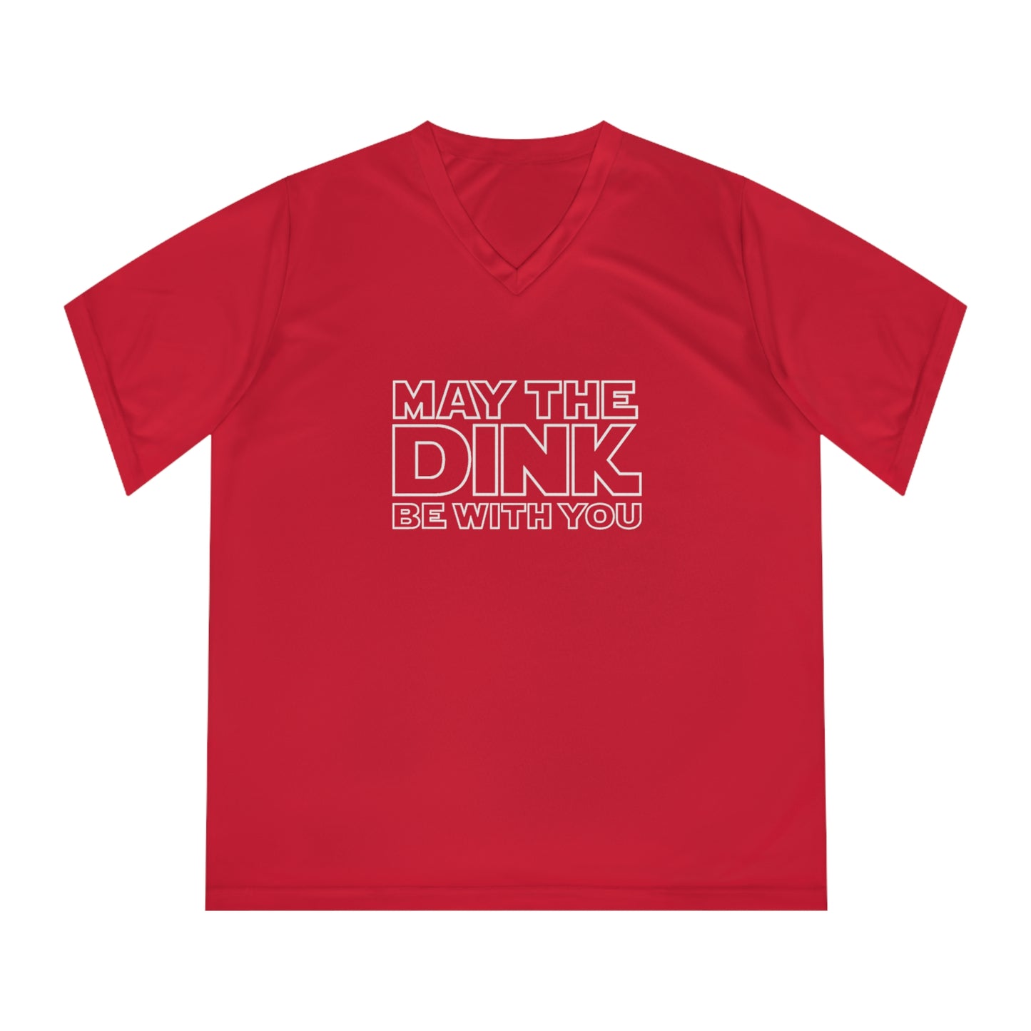 May The Dink Be With You Women's Performance V-Neck