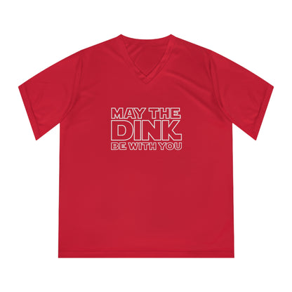 May The Dink Be With You Women's Performance V-Neck