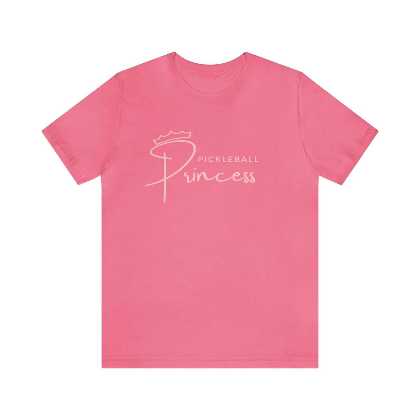 Pickleball Princess Pink Imprint. Bella+Canvas