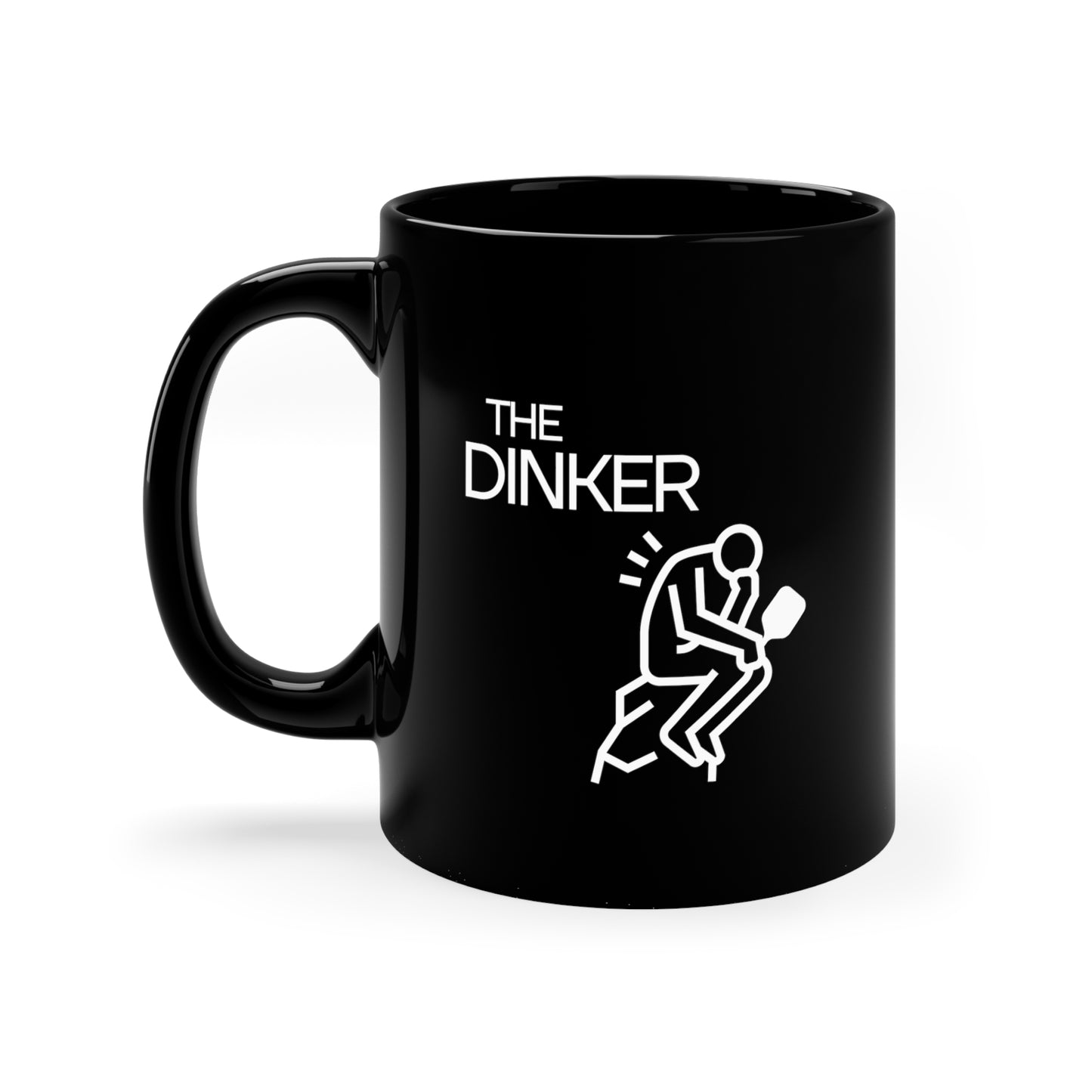 The Dinker 11 Oz Black Coffee Mug