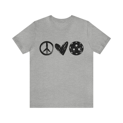 Peace, Love, Pickleball Bella+Canvas