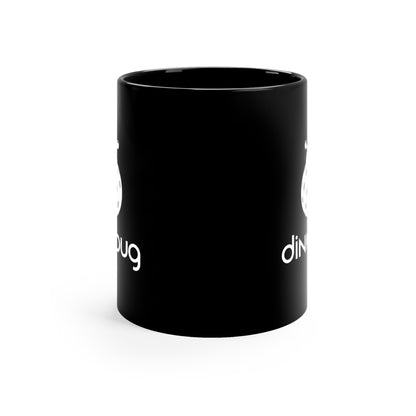 dink bug 11 Oz Black Coffee Mug