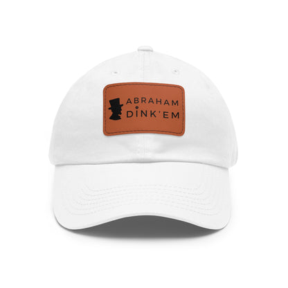 Abraham Dink'Em Baseball Cap with Leather Patch