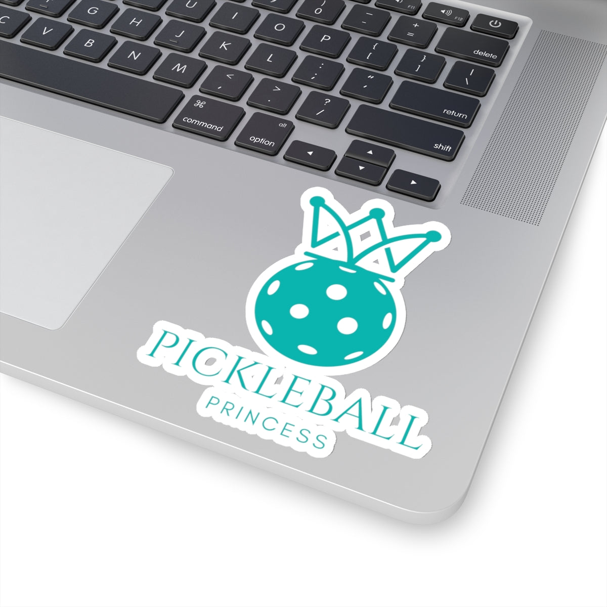 Pickleball Princess Tiffany Blue Imprint Kiss Cut Sticker