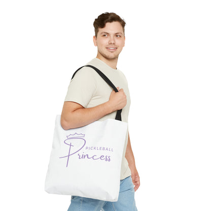 Pickleball Princess Purple Imprint. Tote Bag