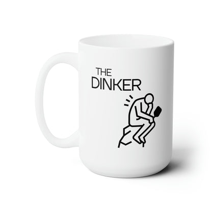 The Dinker 15 Oz White Coffee Mug