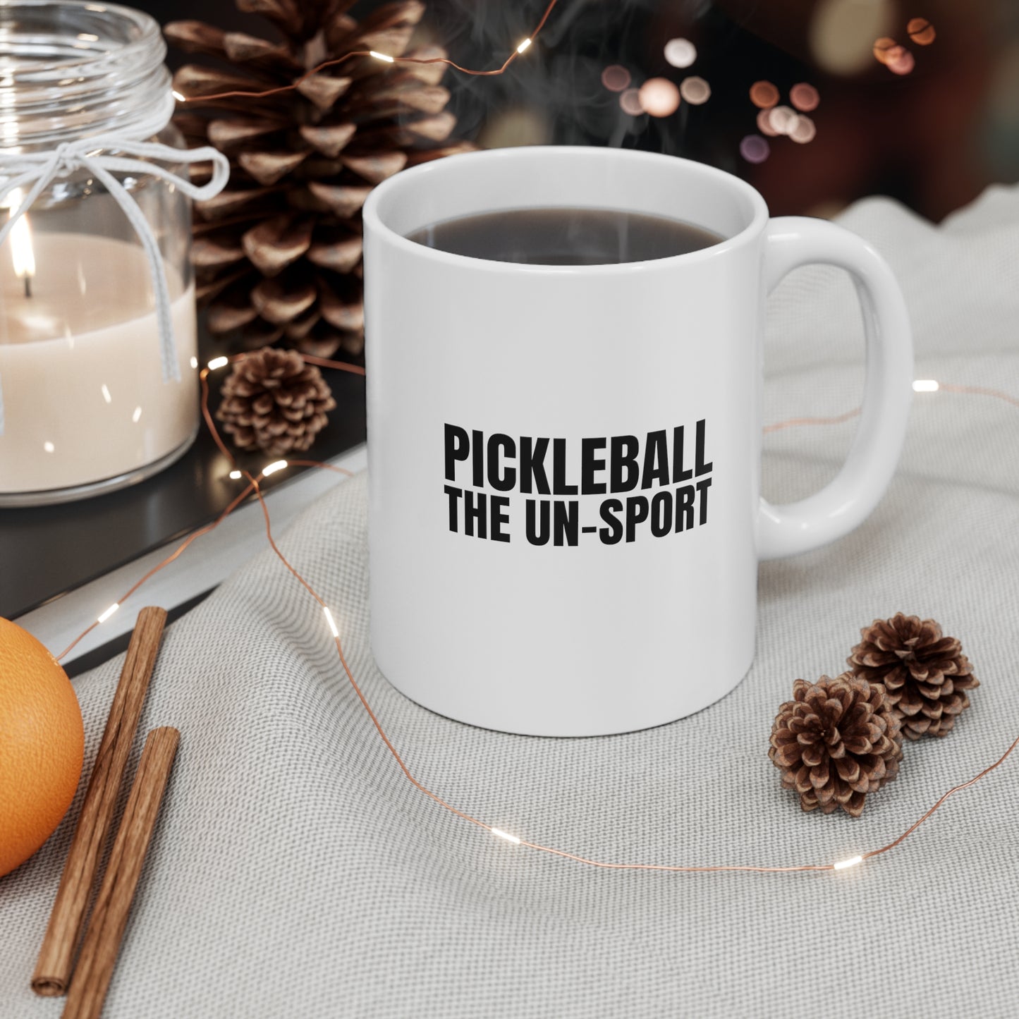 Pickleball The Un-Sport 11 Oz White Coffee Mug