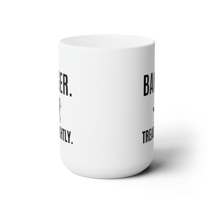 Banger. Tread Lightly. 15 Oz White Coffee Mug